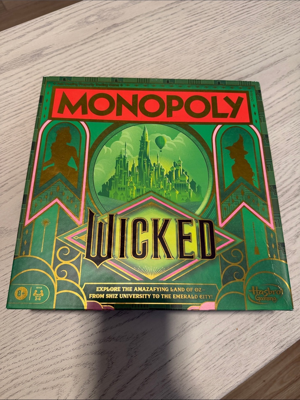 SEALED Hasbro Monopoly Wicked Board Game